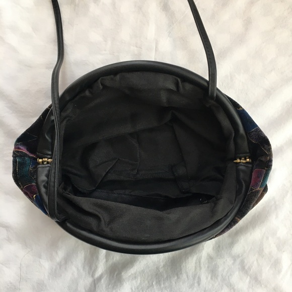 Vintage Bags Vintage 8s Velvet Clamshell Purse Poshmark